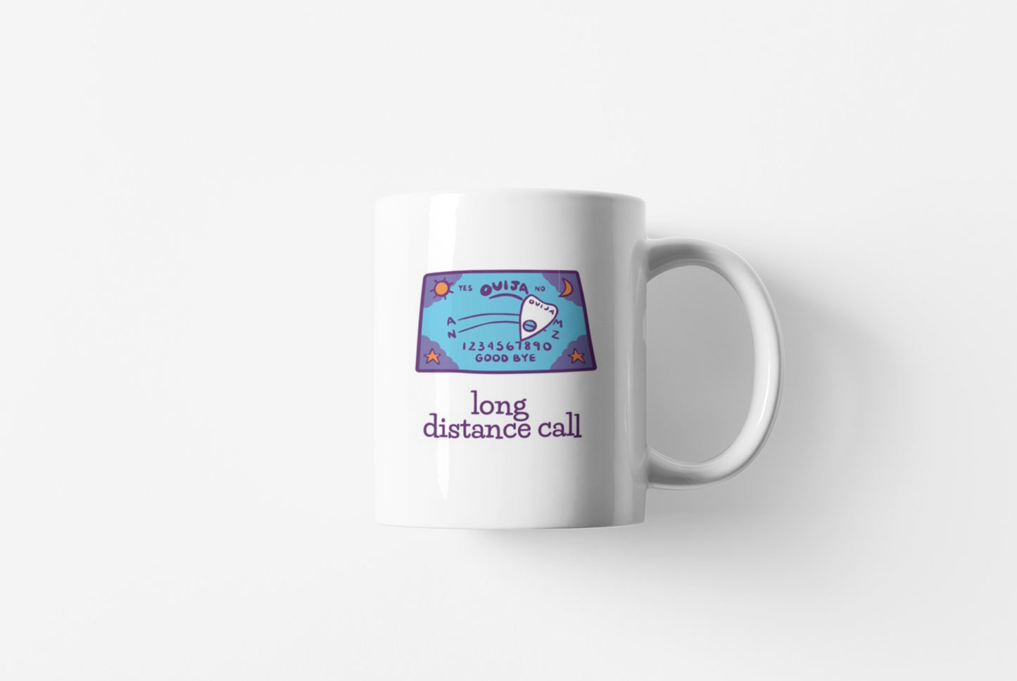 Ouija White Glossy Mug