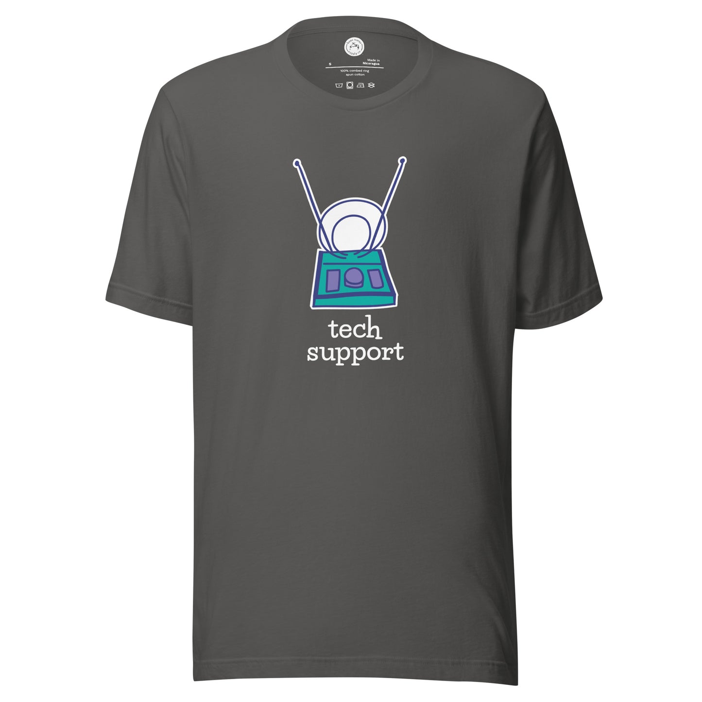 Tech Support COTTON DARK Unisex T-shirt