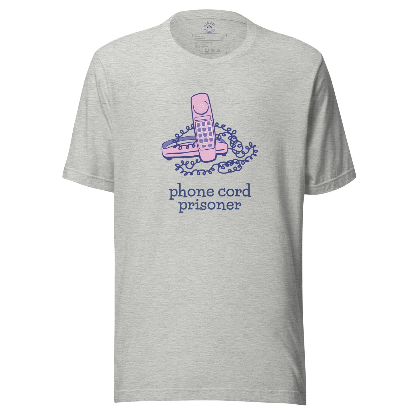 Phone Cord COTTON LIGHT Unisex T-shirt