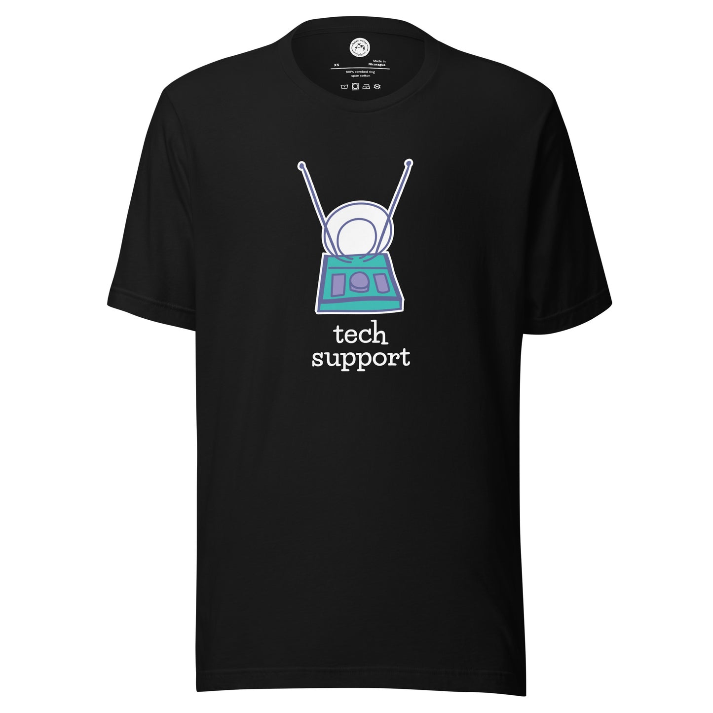 Tech Support COTTON DARK Unisex T-shirt