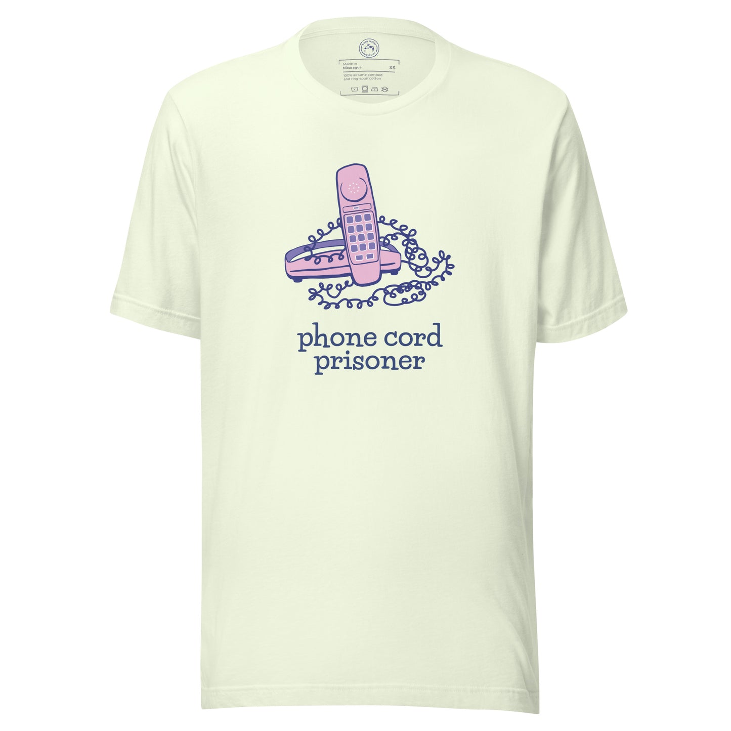 Phone Cord COTTON LIGHT Unisex T-shirt