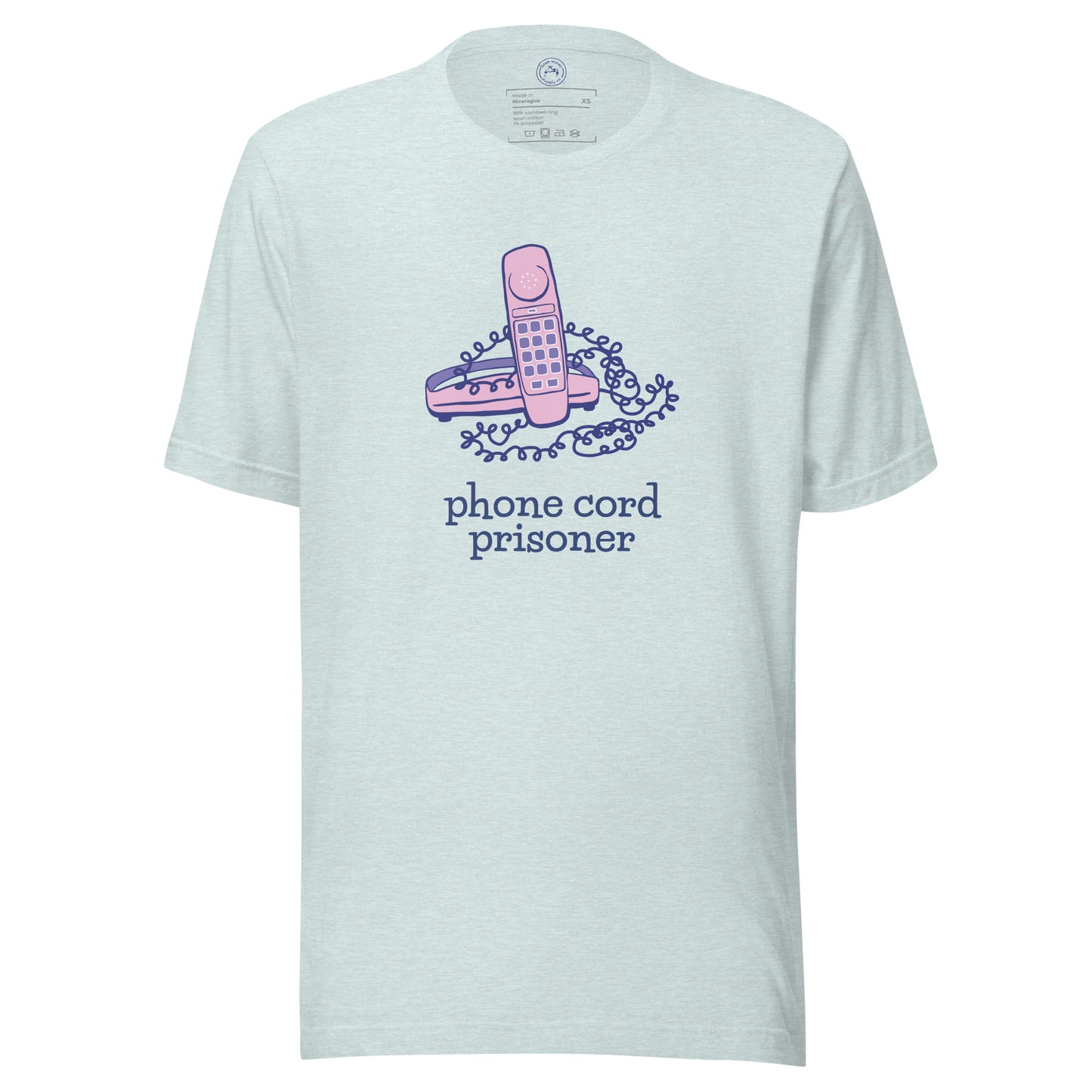 Phone Cord COTTON LIGHT Unisex T-shirt