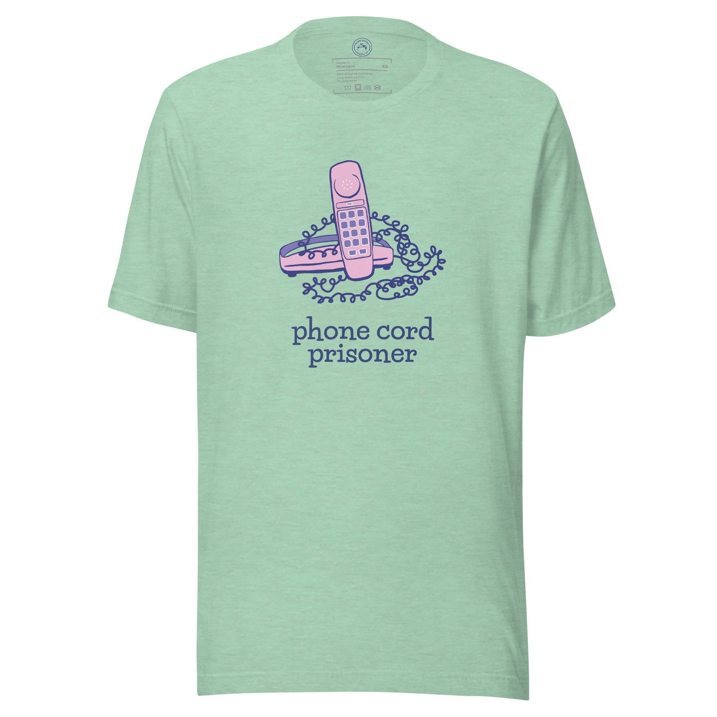 Phone Cord COTTON LIGHT Unisex T-shirt
