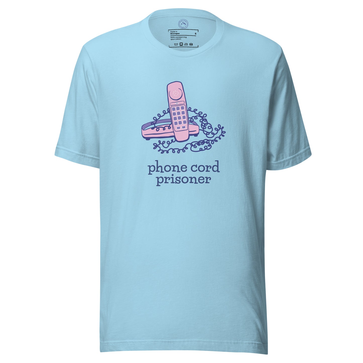 Phone Cord COTTON LIGHT Unisex T-shirt