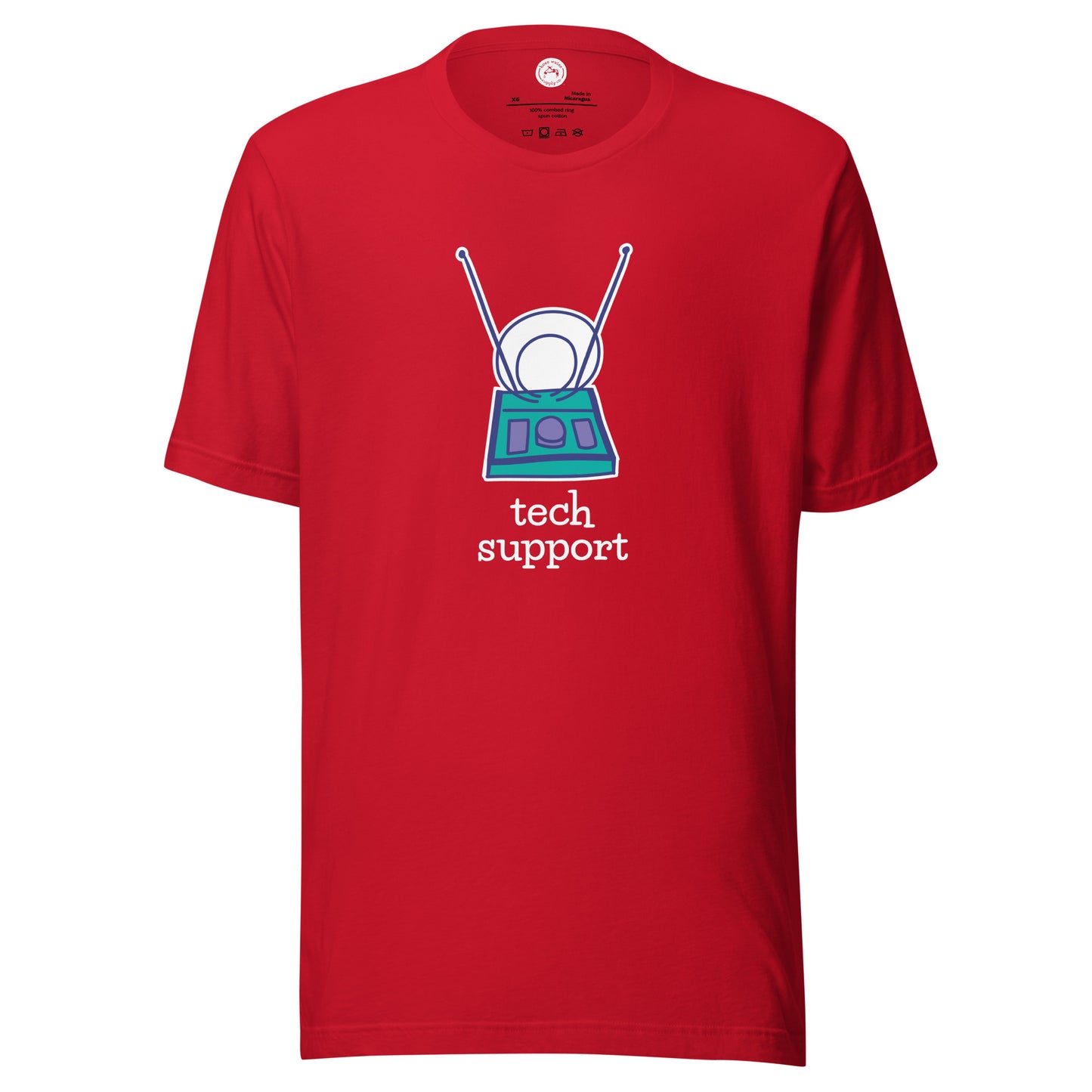 Tech Support COTTON DARK Unisex T-shirt