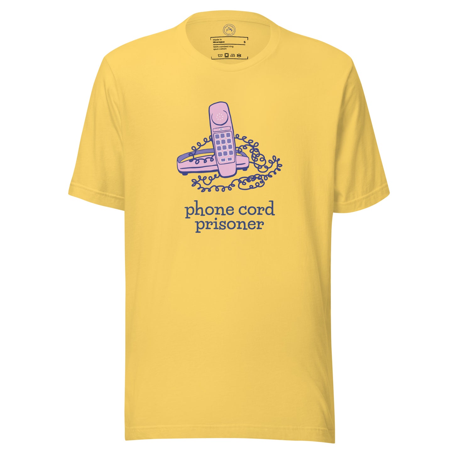 Phone Cord COTTON LIGHT Unisex T-shirt
