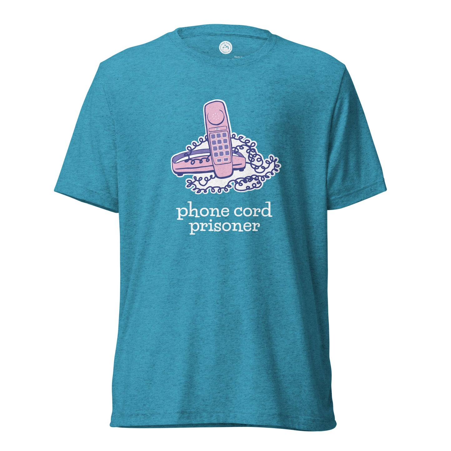 Phone Cord TRI-BLEND DARK Unisex T-shirt