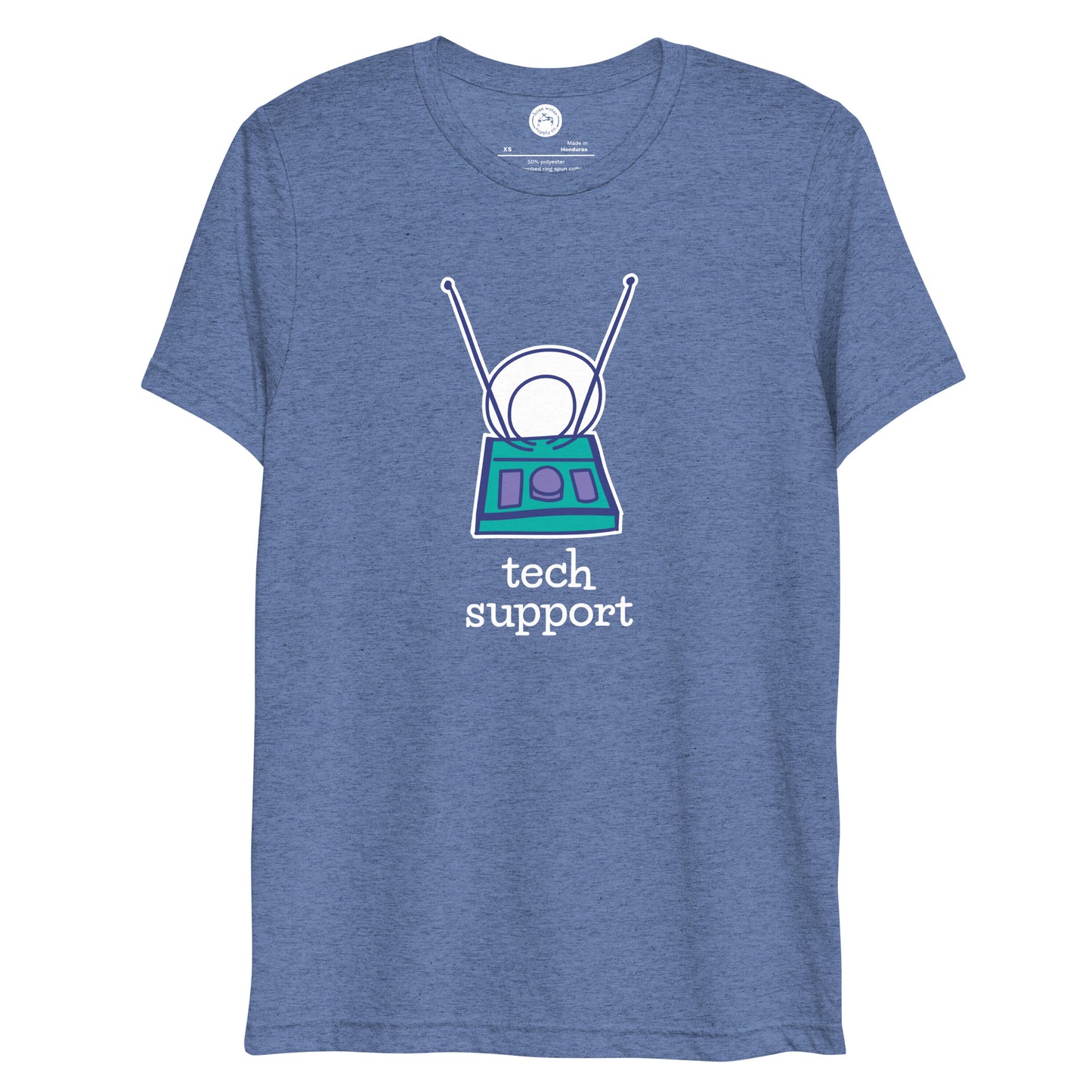 Tech Support TRI-BLEND DARK Unisex T-shirt