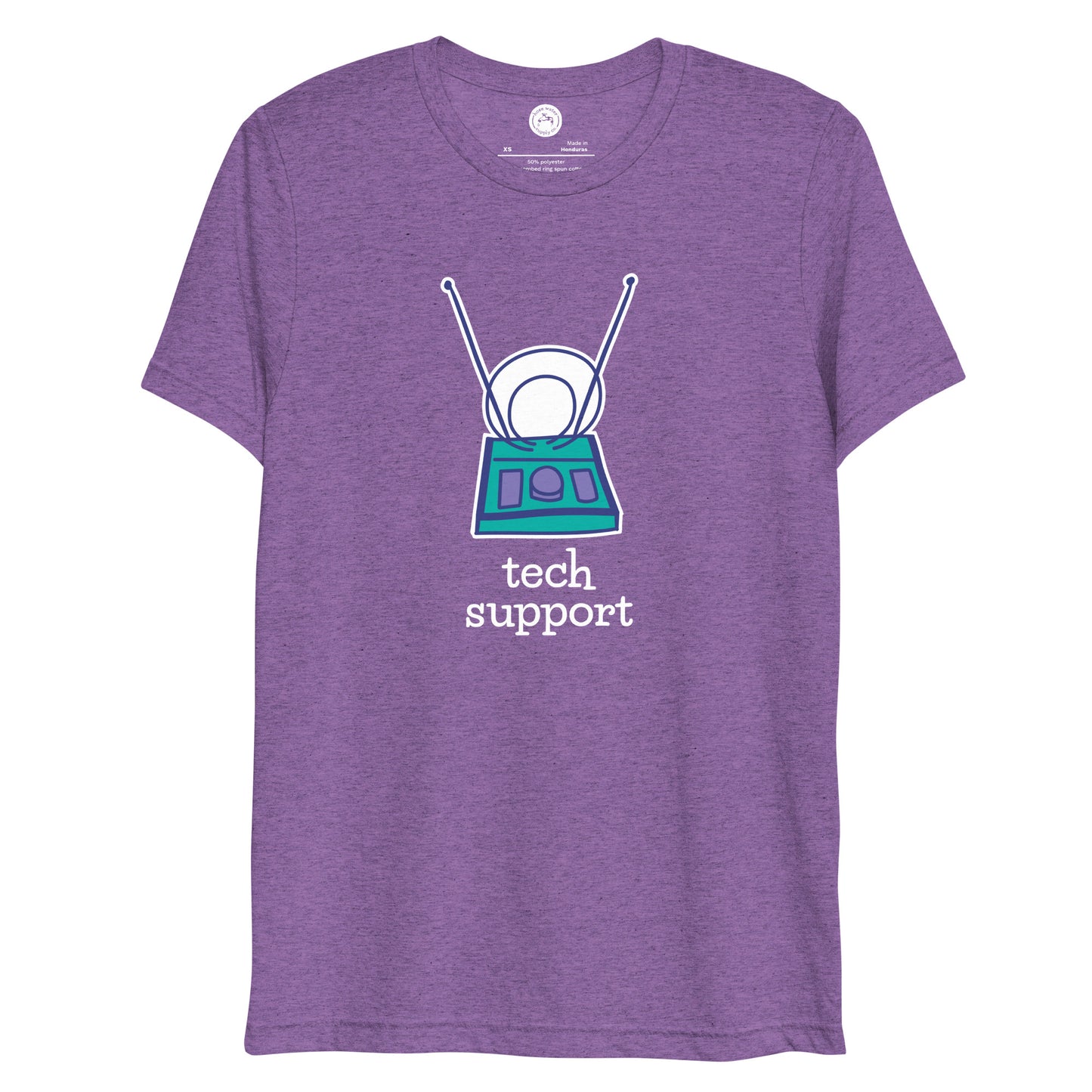 Tech Support TRI-BLEND DARK Unisex T-shirt