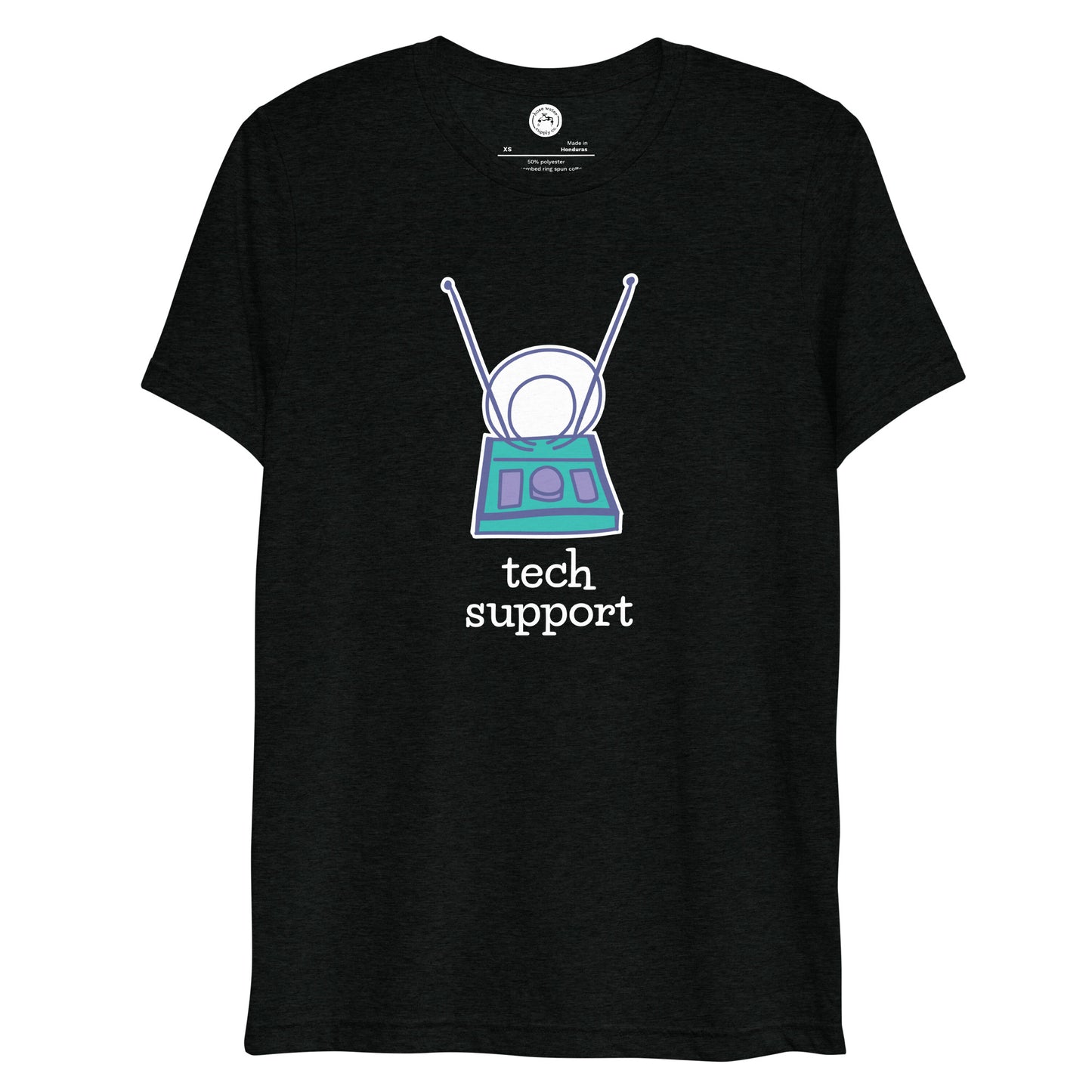 Tech Support TRI-BLEND DARK Unisex T-shirt