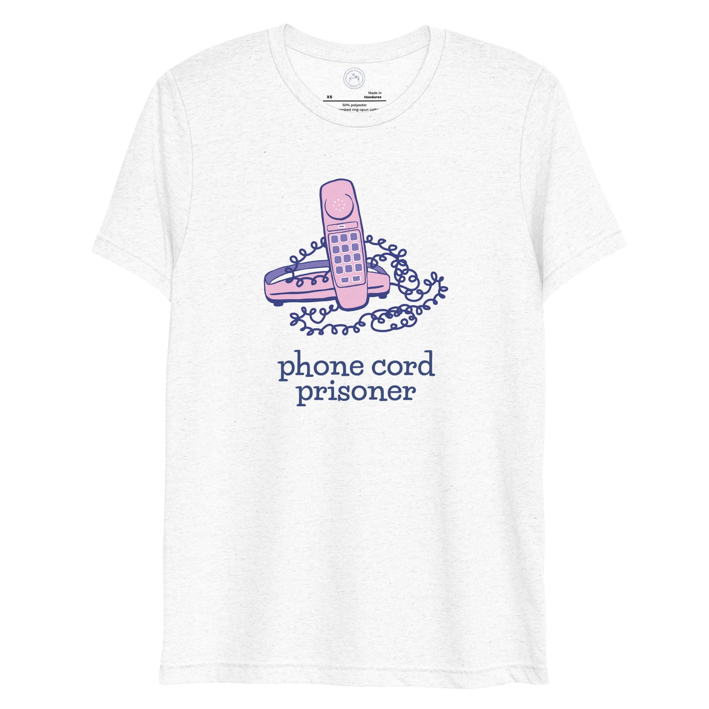 Phone Cord TRI-BLEND LIGHT Unisex T-shirt