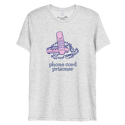Phone Cord TRI-BLEND LIGHT Unisex T-shirt